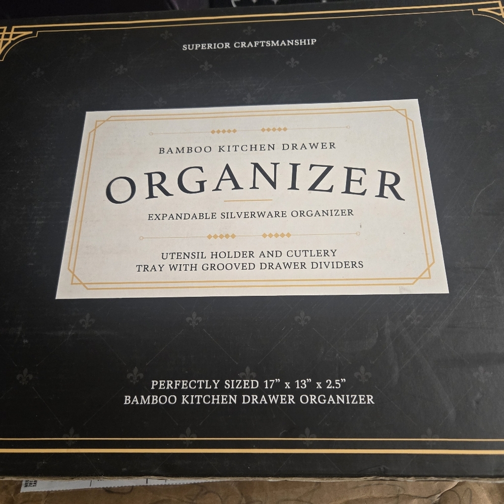 Bamboo Drawer Organizer